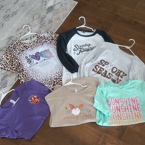 Scentsy Shirt Lot Of 6 Size MED Like New
